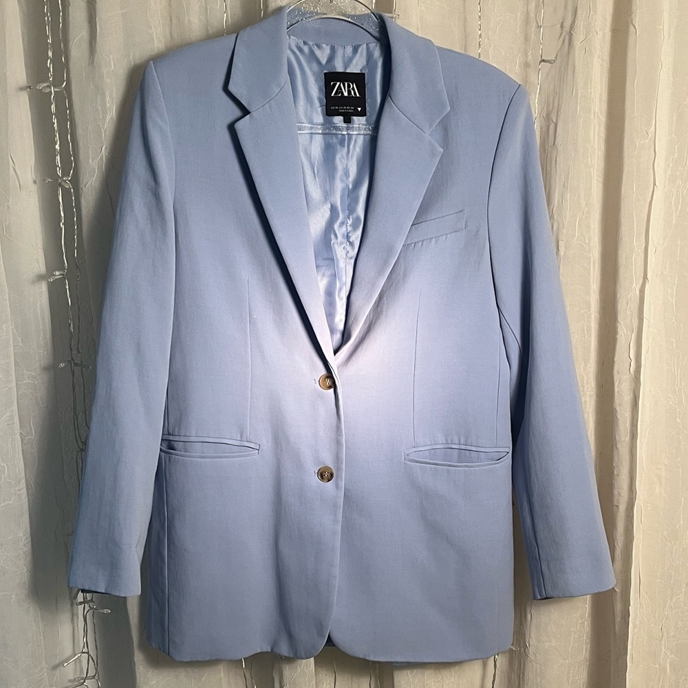 Zara Women’s Sky Blue Blazer